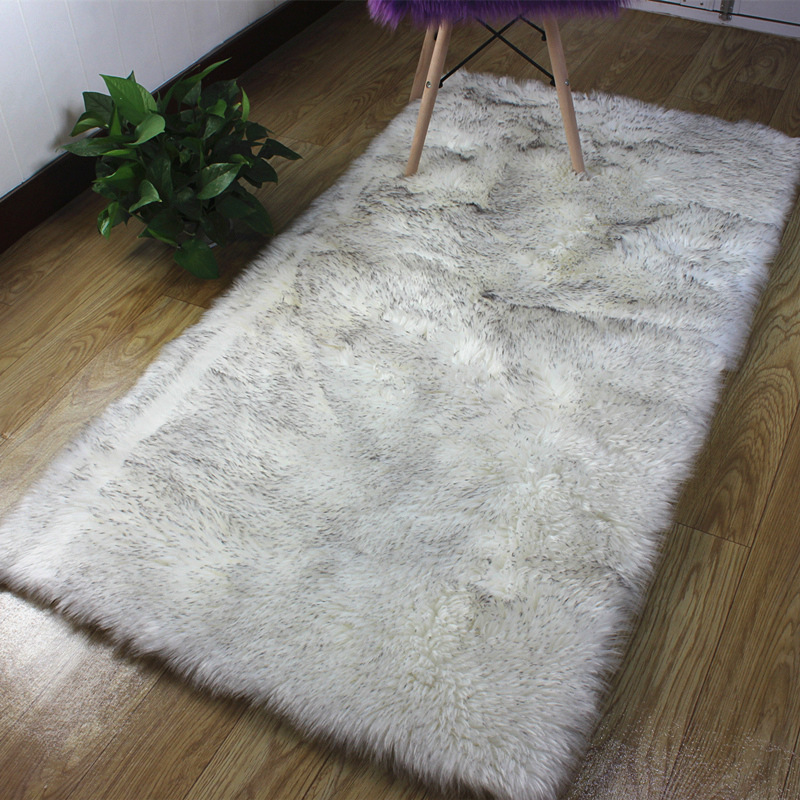 Amazon lana-como alfombra felpa color sólido nórdico alfombra cojín hogar sala de estar dormitorio manta