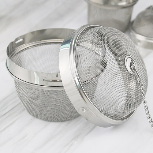 304 stainless steel seasoning ball tea flavor treasure rotating tea filter stew ingredient ball stainless steel flavor treasure