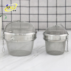 304 stainless steel seasoning ball tea flavor treasure rotating tea filter stew ingredient ball stainless steel flavor treasure