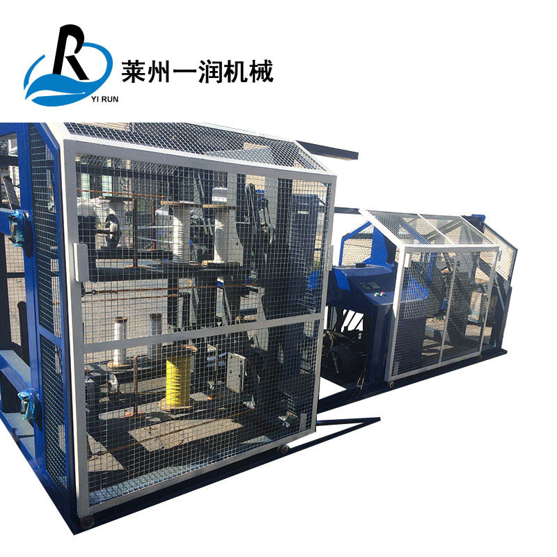 一润机械塑料制绳机  电化铝布条一体式扭绳机