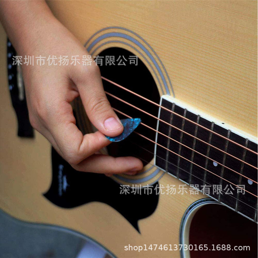 Selulu folk acústica de madera guitarra Pick dedo pieza ukulele guitarra eléctrica metralla ukulele Pick velocidad bomba