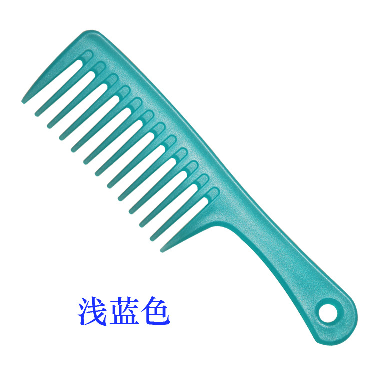 Las ventas de la fábrica de plástico engrosada cuchillo grande peine de pelo de onda grande peine de masaje peine de plástico peine champú peine