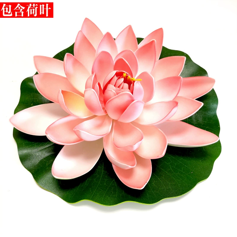 Artificial lotuses, water lilies, pond decor