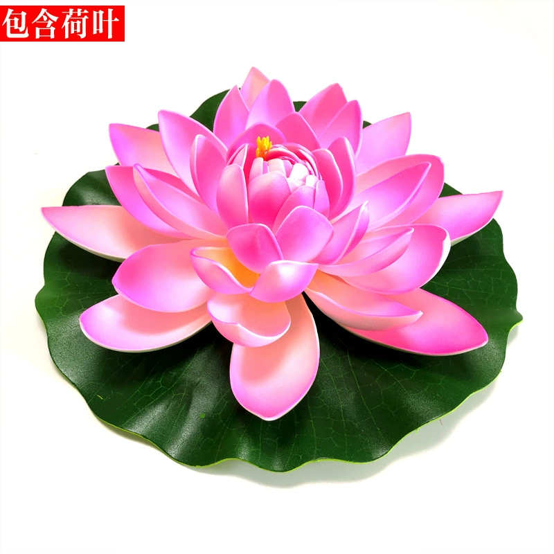 Artificial lotuses, water lilies, pond decor