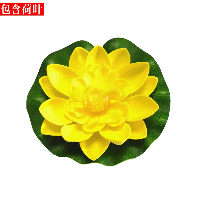 Artificial lotuses, water lilies, pond decor