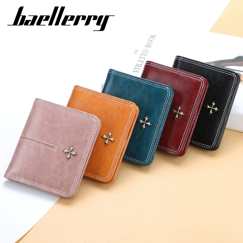 Кошелек-мини (baellerry) — держатель для карт на молнии, компактный мультикард-портмоне, 10.5×9×1.5 см