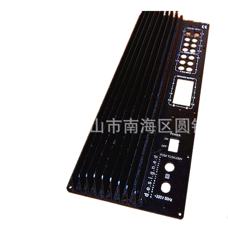 铝合金电脑键盘散热器 挤压加工电子散热器铝型材精切CNC精密加工