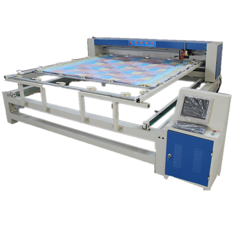 厂家供应高速抬头自动剪线电脑绗缝机 伺服电机电脑做被机