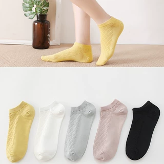 棉系质薄款网眼女士船袜纯色袜子女糖果色女袜短袜批发夏季款百搭