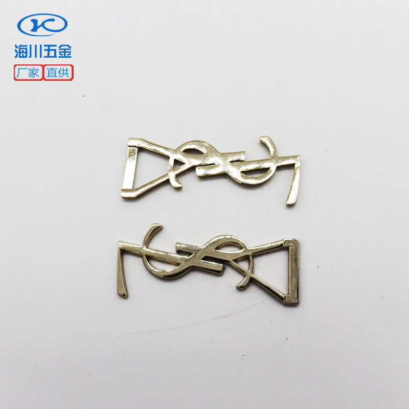 深圳工厂锌合金标牌加工精美铭牌 合金饰品压铸配件 服饰箱包铭牌