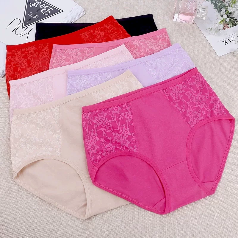 Pants, breathable red underwear, mid rise