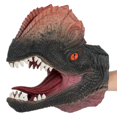 Science and education cognitive glove model, simulated dinosaur, marine animal children's interactive entertainment hand puppet toy