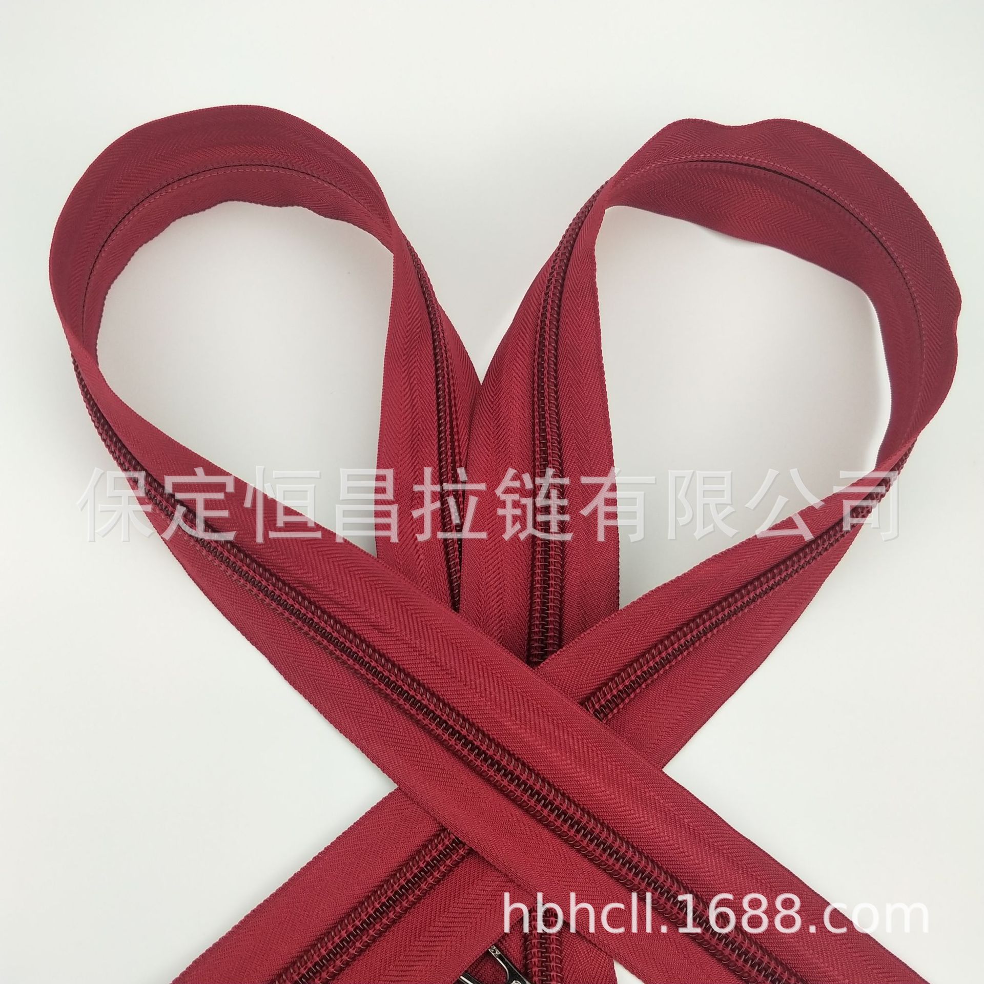 10#双层双拉 彩色尼龙拉链 可定染