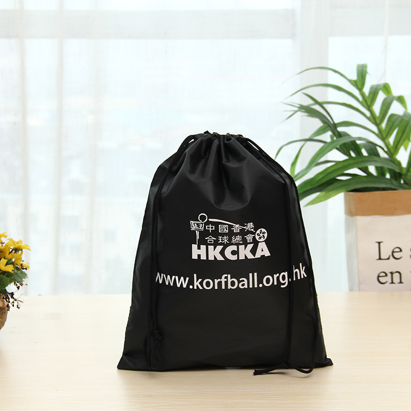 无纺布手提袋束口收纳袋抽绳防尘袋鞋袋子拉绳