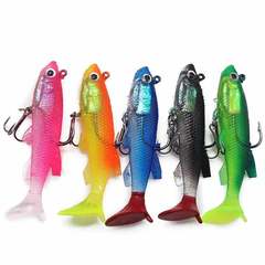 Spinning Immitation New 12g T-Tail Lead Sinkers Soft Baits Lead Head Fish Shaped Fake Lures Factory Wholesale Fishing Lures