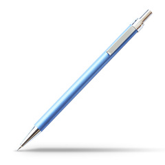 Deli 6493 Automatic Pen, Metal-Glazed Click-Type Pencil, 0.7mm Mechanical Pencil