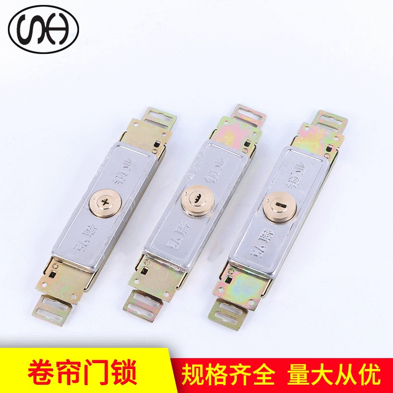 Оптовая медный сердечник прокатки дверной замок гараж магазин прокатки дверной замок из нержавеющей стали врезной замок завальцовки дверной замок