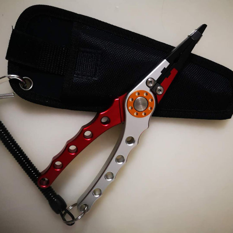 Alicates de aleación de aluminio alicates de pesca alicates de línea de caballo fuerte alicates de corte línea de pescado alicates de Pesca de Mar alicates de pesca