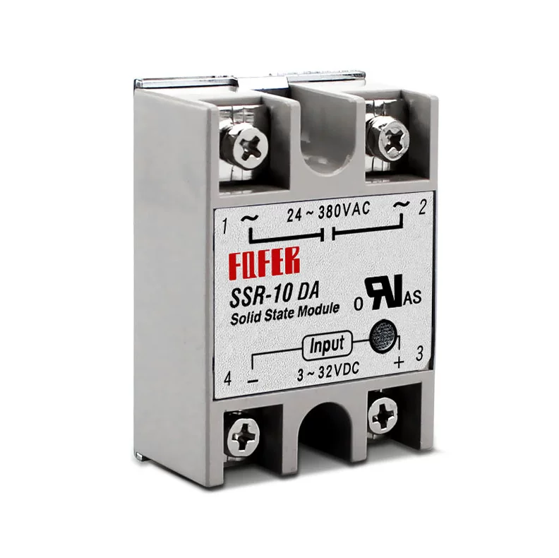 Single-phase solid state relay SSR-10DA 25DA 40A 50A 60A 80A 100DA DC controller
