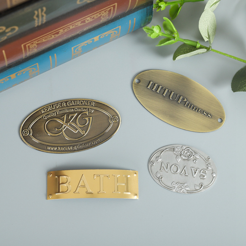 不锈钢反光仿古拉丝铭牌家具电镀金属标签logo锌合金铝铜牌定 做