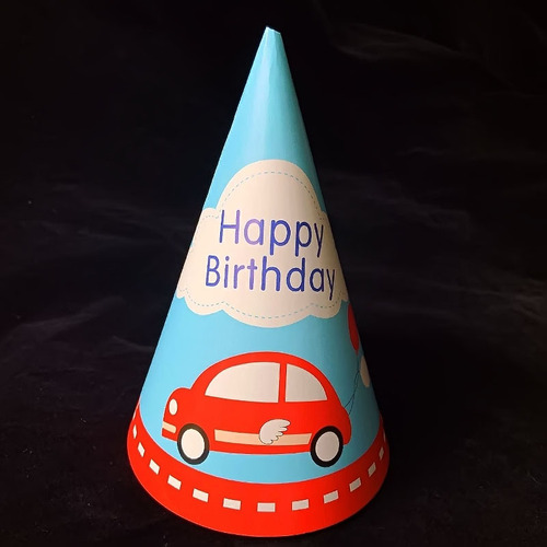 Cake Decoration Hat Children's Birthday Hat Adult Party Baking Gift Birthday Crown Paper Hat Tricorn Hat