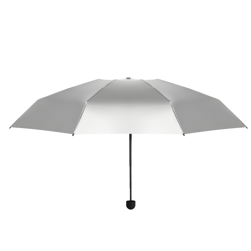 8-Rib Top Quality Titanium Silver Sun UV Protection Cooling Compact Portable Ultra-Light 50% Off Umbrella Upf50+_voghion.com