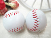 Baseball small keychain with zipper, European style, wholesale, 3.5cm