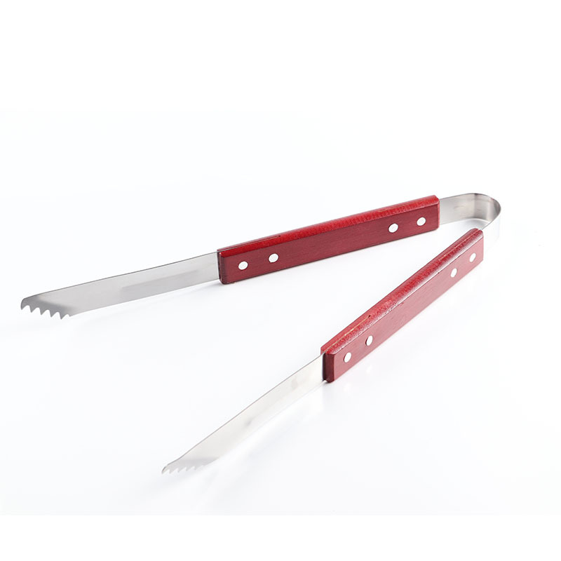 Directo de fábrica mango de madera parrilla traje 3-piece set combinación Parrilla de acero inoxidable barbacoa al aire libre barbacoa herramienta Accesorios