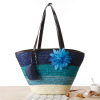 Straw purse, beach one-shoulder bag, Korean style