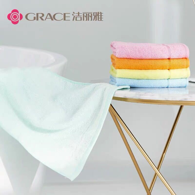 Jieliya 6245 soft Children's towel comfortable absorbent adult boys and girls household face towel baby small towel