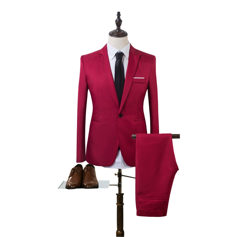 Set, men's classic suit jacket, Korean style