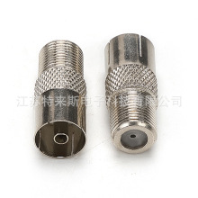 F转9.5母英制F头转RF母头 有线电视转接头连接器机顶盒插头