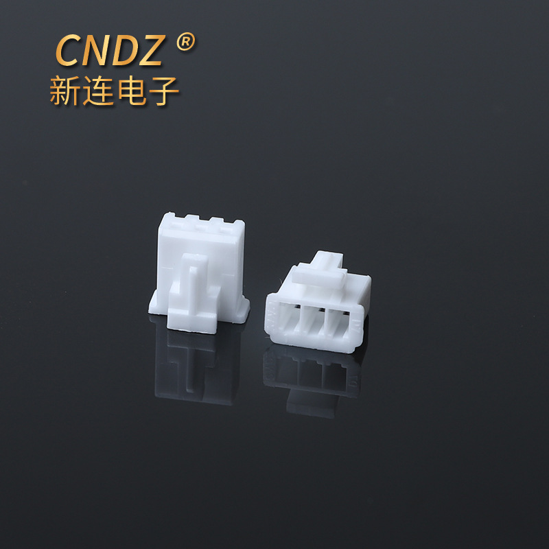 XHB-3Y连接器 XHB带扣孔座 2.54mm间距 孔座 胶壳带大扣