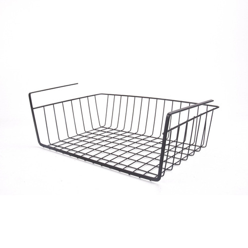 Manufacturer wholesale kitchen wall cabinet hanging basket storage shelf layered organizer wardrobe hanging storage rack medium size