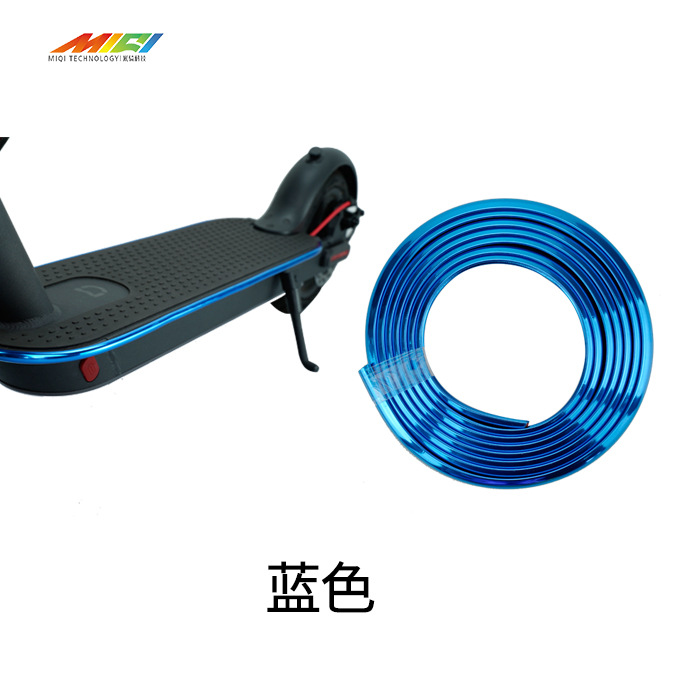 Xiaomi scooter tira de protección del coche tira decorativa tira anticolisión diy8 M tira decorativa tira antiarañazos tira Anticolisión de silicona