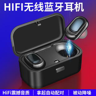 New tws sports Bluetooth headset 5.0 mini wireless binaural noise reduction waterproof stereo charging cross-border explosions