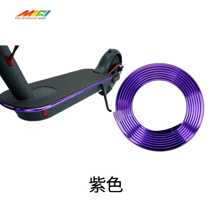 Xiaomi scooter tira de protección del coche tira decorativa tira anticolisión diy8 M tira decorativa tira antiarañazos tira Anticolisión de silicona
