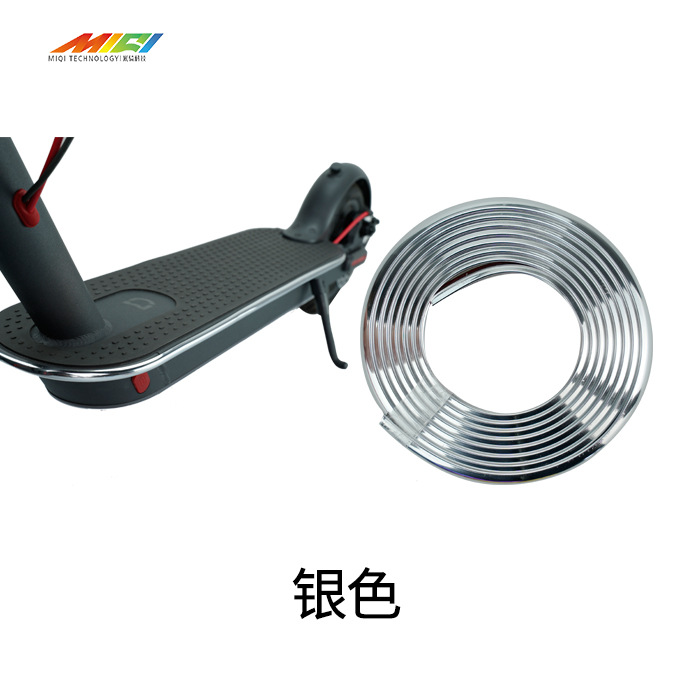 Xiaomi scooter tira de protección del coche tira decorativa tira anticolisión diy8 M tira decorativa tira antiarañazos tira Anticolisión de silicona
