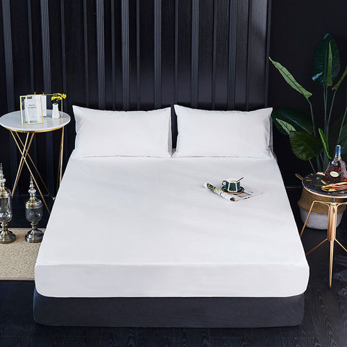 Wish Spring Asia Waterproof Mattress Protector for Hotels, Solid Color Fleece Baby Waterproof Diaper Pad Bed Sheet Cover