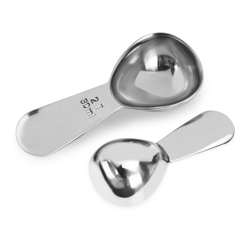Cross-border coffee measuring spoon 304 stainless steel measuring spoon set coffee scale spoon big belly spoon measuring spoon baking utensils