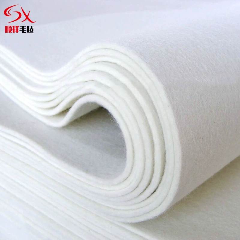 Прямые поставки с фабрики промышленный шерстяной войлок белый Высокоплотный полировальный и герметизирующий маслопоглощающий промышленный шерстяной войлок