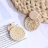 Cute wooden earrings, suitable for import, boho style