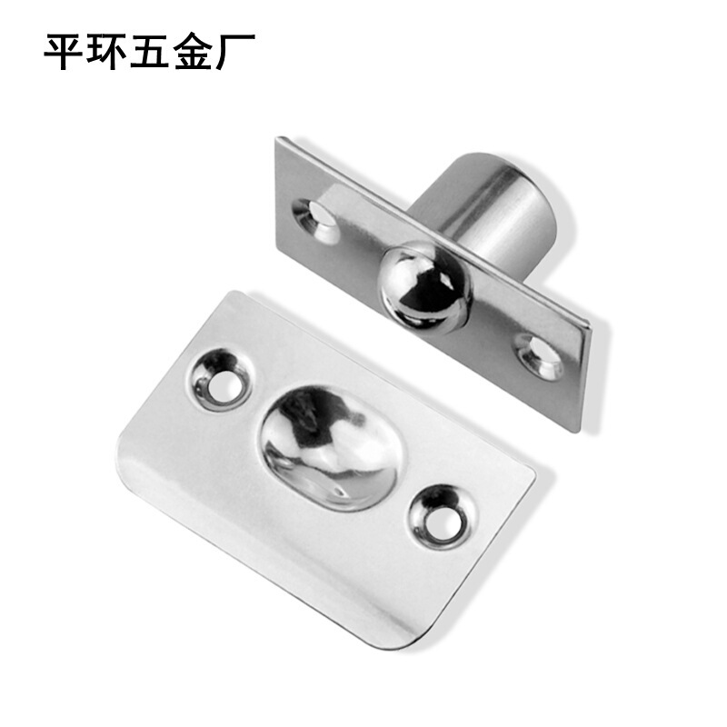 Stainless Steel Door Marble Bead *invisible Screen Door Touch Closing Door Suction * Spring Side Door Touch KTV Side Door Card Bead