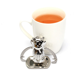 304猴子濾茶器 動物不鏽鋼茶漏 創意泡茶器茶球茶隔