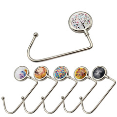 大承重直鈎掛鈎抽象畫陶瓷金屬掛包器聖誕襪壁燈掛鈎外銷熱賣