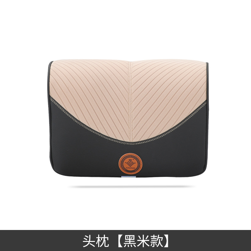 Coche reposacabezas coche cuello almohada coche memoria algodón cervical almohada coche suministros al por mayor color negro a juego pelo