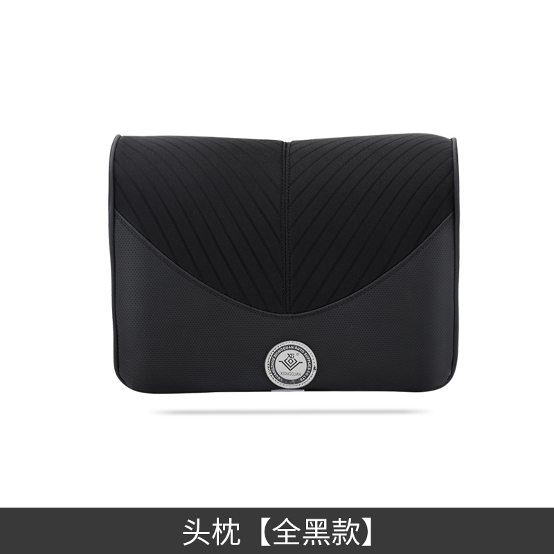 Coche reposacabezas coche cuello almohada coche memoria algodón cervical almohada coche suministros al por mayor color negro a juego pelo