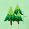3 piece sets of felt Christmas trees (retail 2.4)