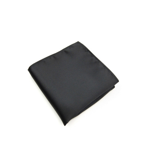 Solid color formal suit pocket square, men's square scarf, wedding dress chest scarf, handkerchief black red blue green purple wholesale