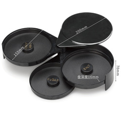 Wholesale three-layer plastic salt rim boxes, salt rim tool sugar rim boxes, juice cocktail seasoning boxes with LOGO printing available.